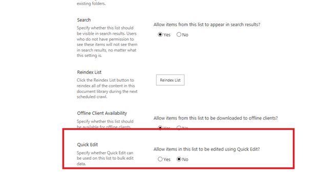 Disable the Quick Edit